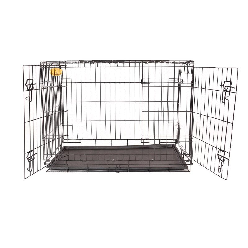 Kennel Master Double Door Folding Wire Dog Crate