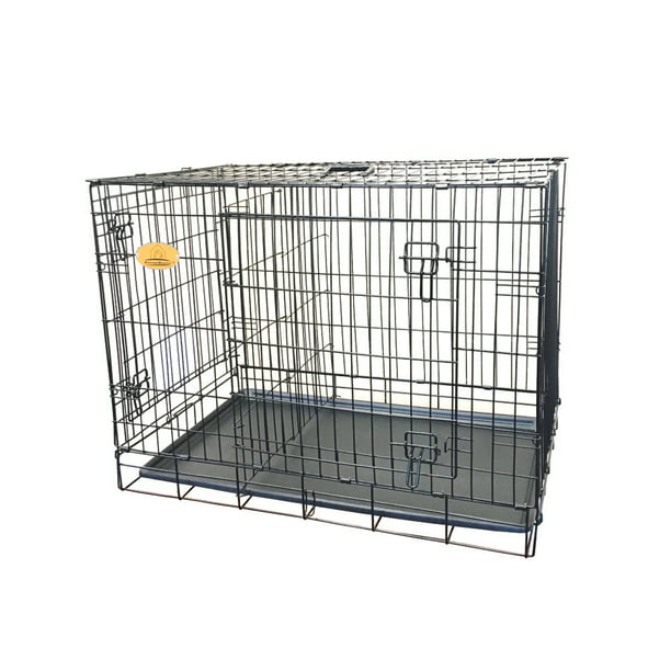 Kennel Master Double Door Folding Wire Dog Crate