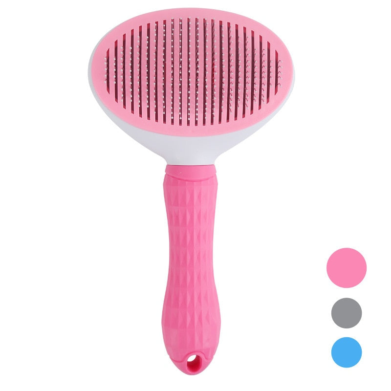 Self-Cleaning Dog Grooming Brush